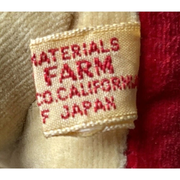 Set of 2 Vintage Fun Farm Christmas Red Velveteen 10" Reinder Plush Figurines - Picture 11 of 11